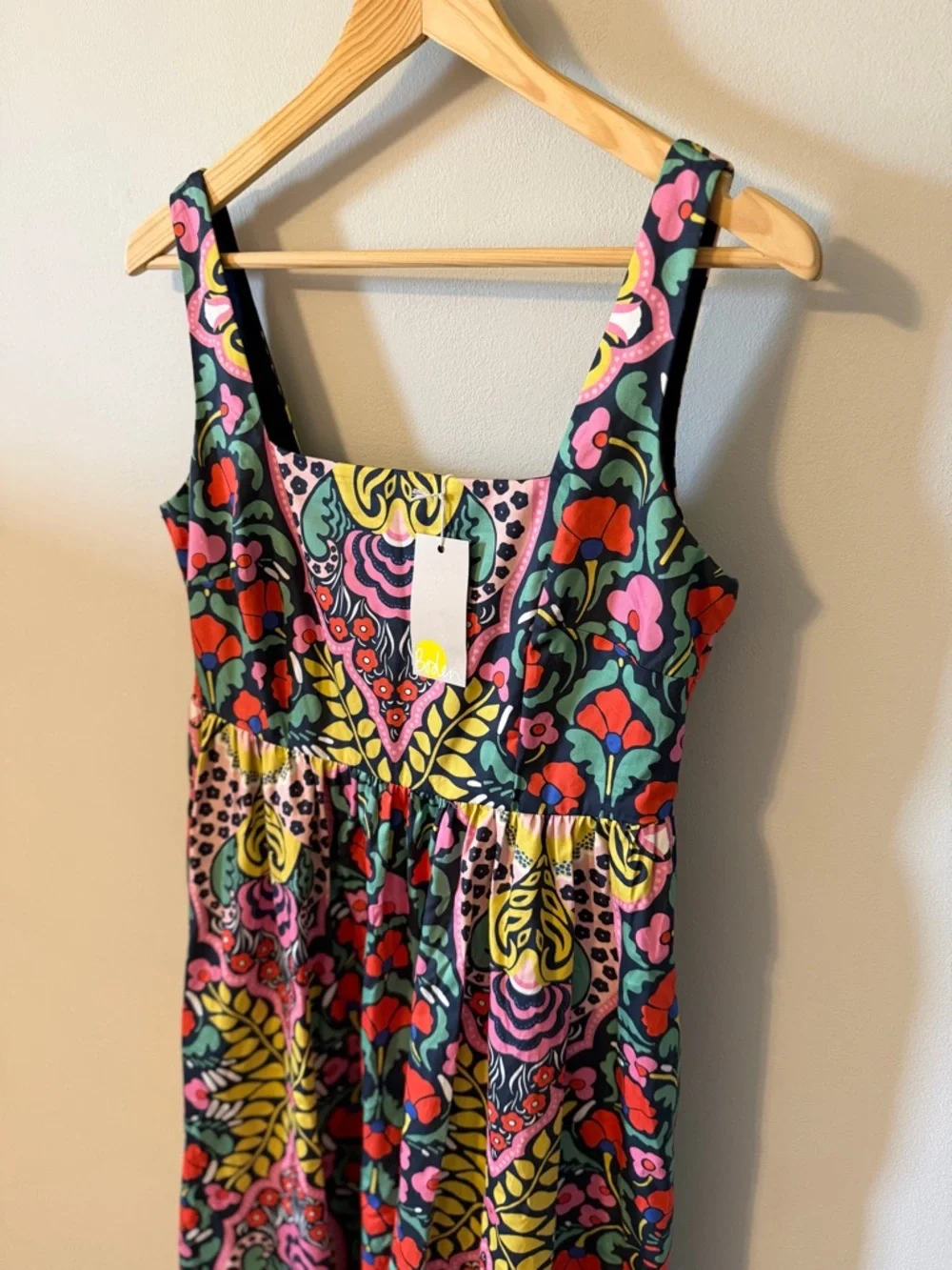 NWT Boden Violet Square Neck Midi Dress - Picture 5 of 14